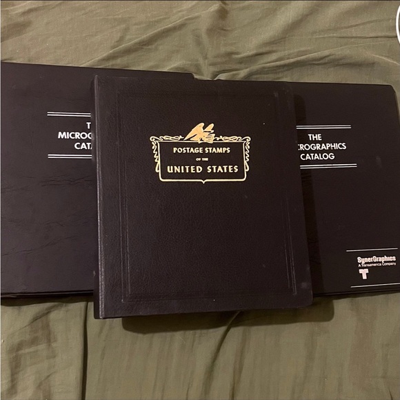 Lot Of 3 Set The Micrographics Catalog Empty Binders Only Black No Stamps As Is - Picture 1 of 5
